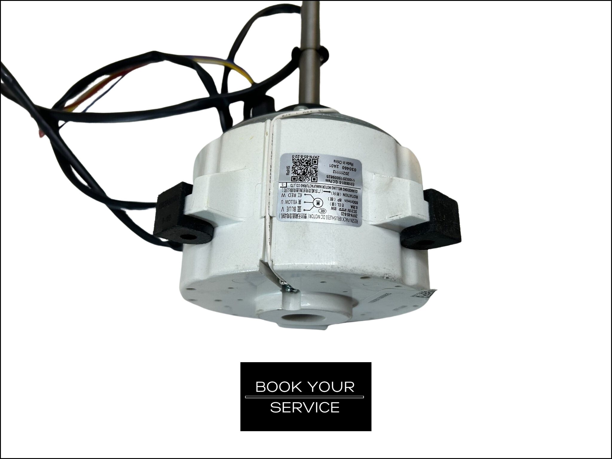 AirSmart V6 Condenser Fan Motor (Part No. 19) for AirSmart CDU172V6 Lennox LCD170V6 Error Code F5
